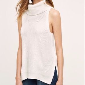 Sleeveless Turtleneck Sweater